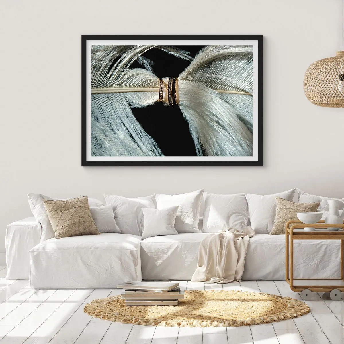 Plagát v čiernom ráme - …a neopustím ťa…. - 50x40 cm