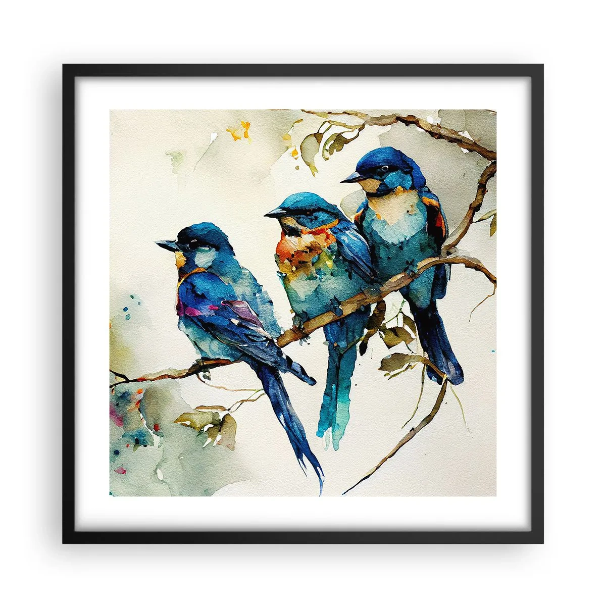 Plagát v čiernom ráme - Urazil sa? - 50x50 cm