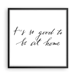 Plagát v čiernom ráme - Celá pravda - 50x50 cm