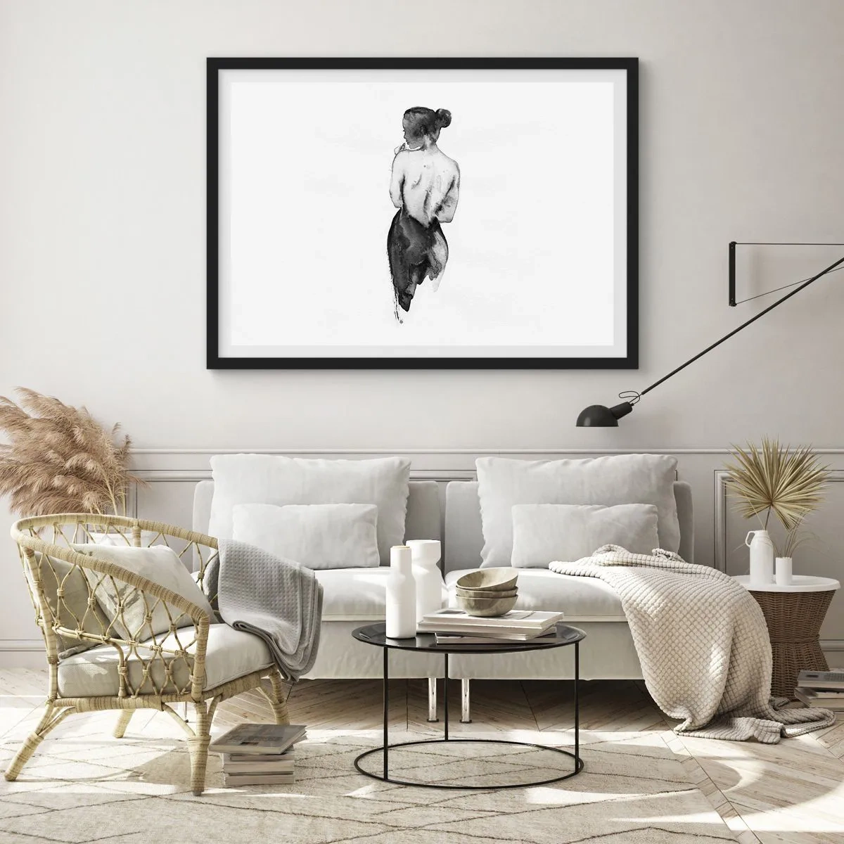 Plagát v čiernom ráme - Miznúci svet - 100x70 cm