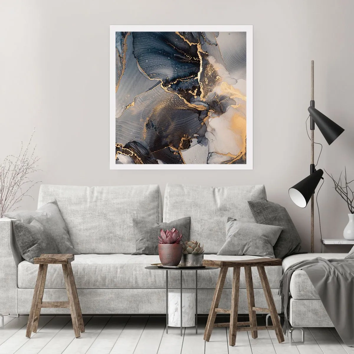 Plagát - Život kameňa - 60x60 cm