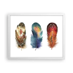 Plagát v bielom ráme - Rituály, obrady, tajomstvá - 50x40 cm