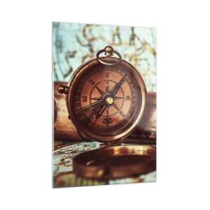 Obraz na skle - Pirátske dobrodružstvo v Karibiku čaká - 50x70 cm