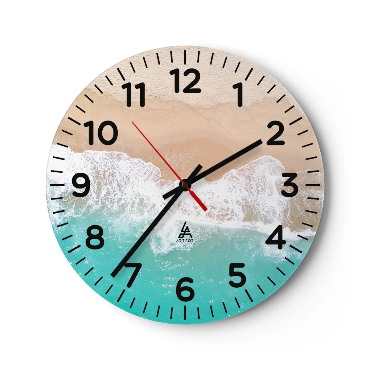 Nástenné hodiny - Maznavý dotyk - 30x30 cm