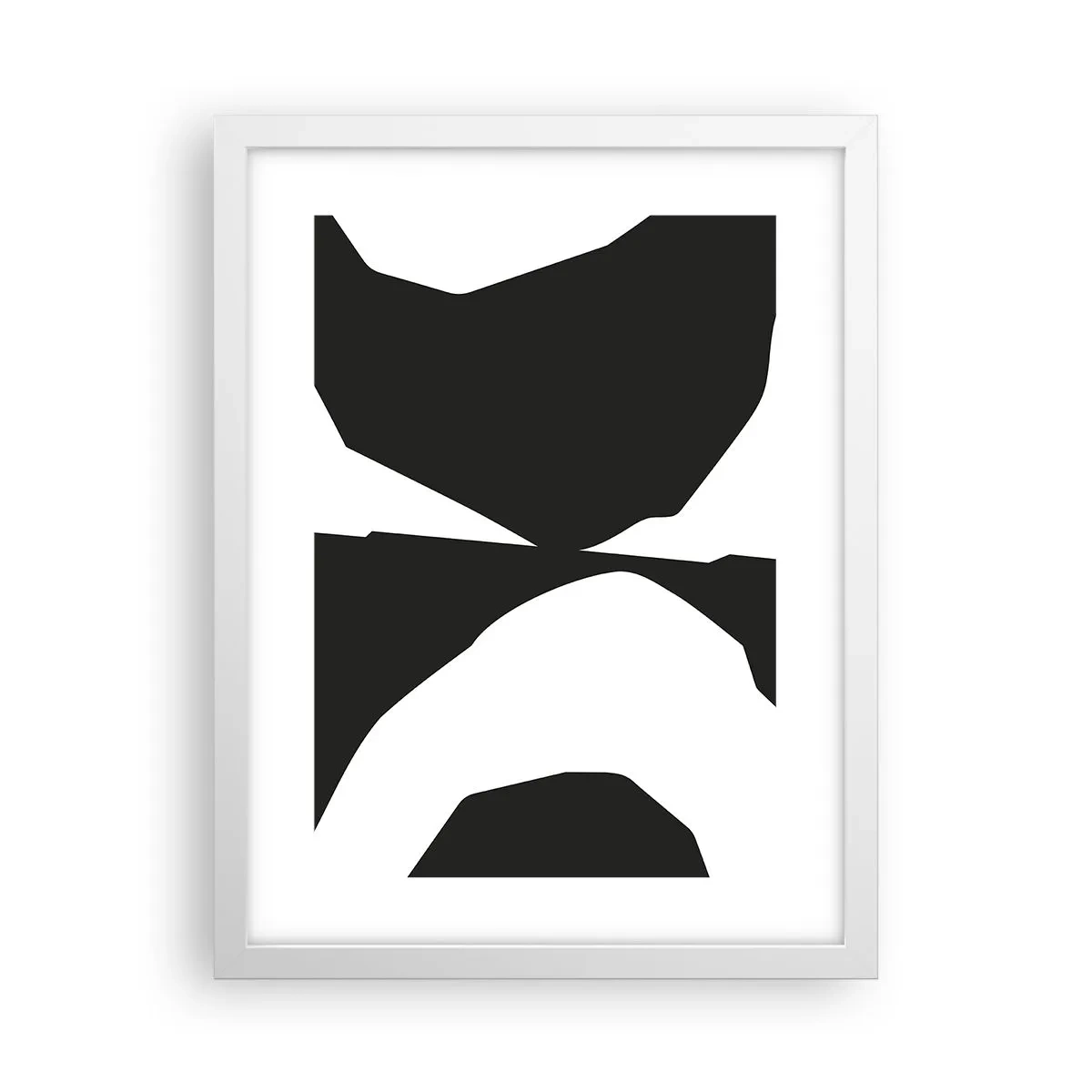 Plagát v bielom ráme - Positive-negative - 30x40 cm