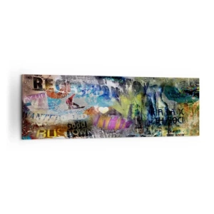 Obraz na plátne - Koláž spomienok - 160x50 cm