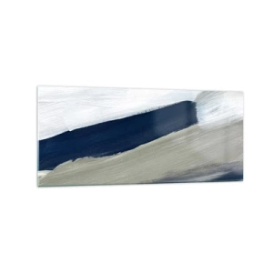Obraz na skle - Stretnutie s bielou - 120x50 cm