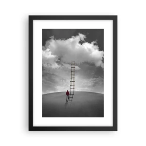 Plagát v čiernom ráme - Všetko je možné - 30x40 cm