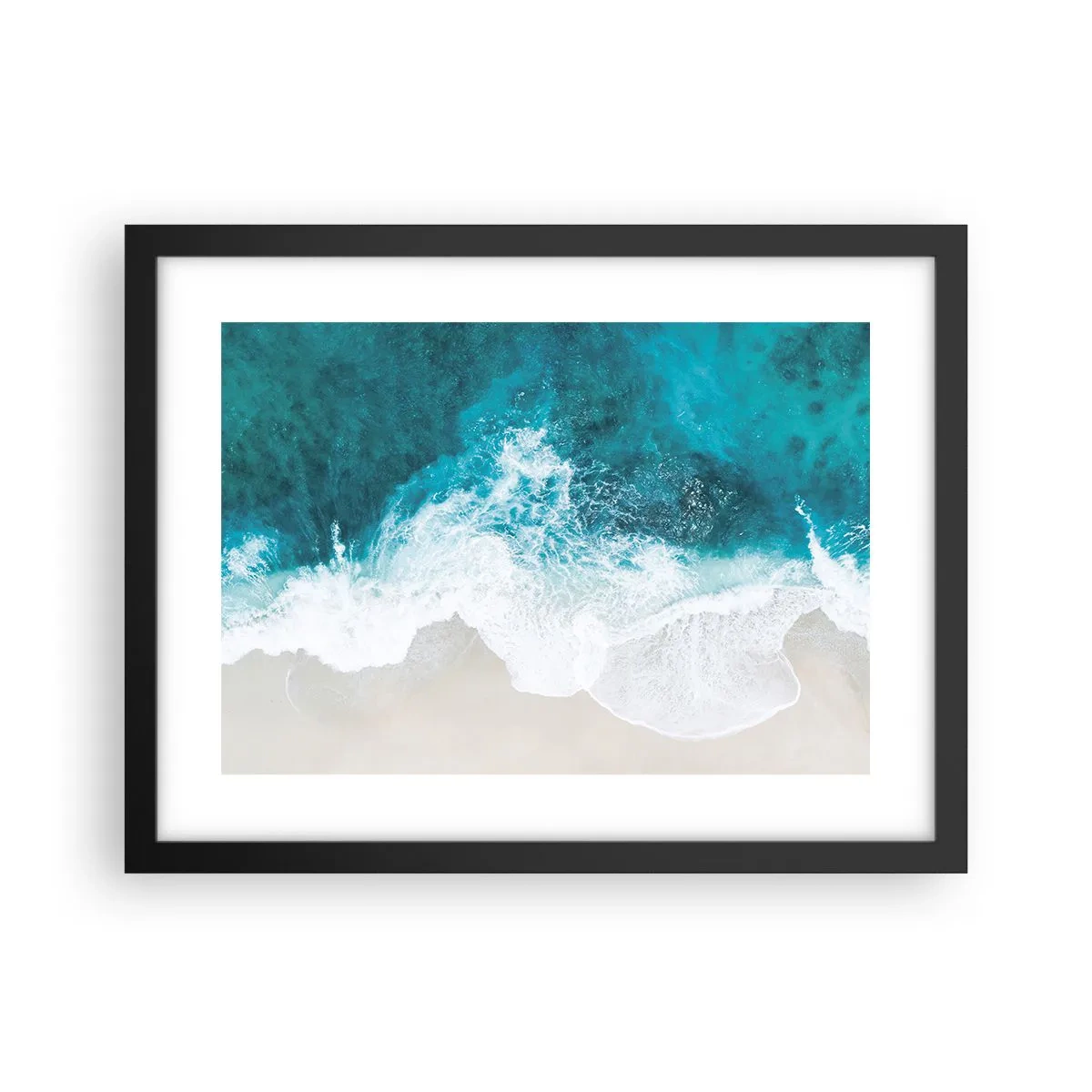 Plagát v čiernom ráme - Prirodzené pohladenie - 40x30 cm