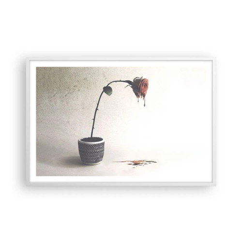 Plagát v bielom ráme - Rosa dolorosa - 91x61 cm