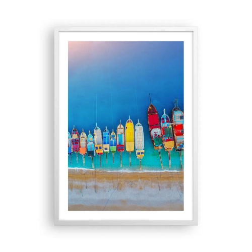 Plagát v bielom ráme - Z vtáčej perspektívy - 50x70 cm