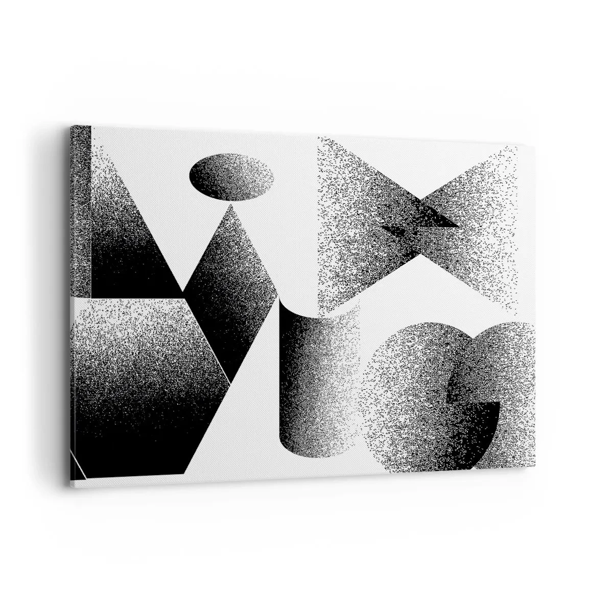 Obraz na plátne - Uhly a ovály - 120x80 cm