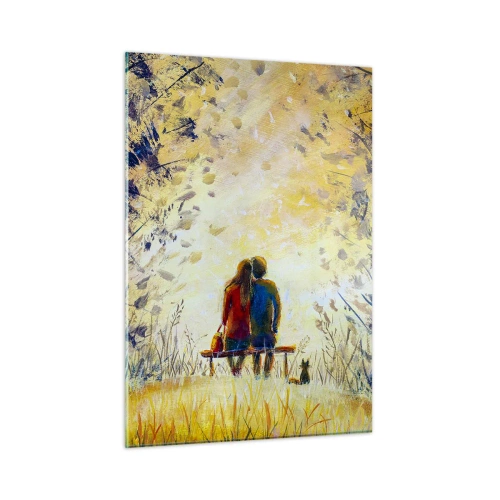 Obraz na skle - Magický okamih - 50x70 cm