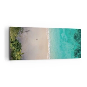 Obraz na plátne - Rajská pláž - 100x40 cm