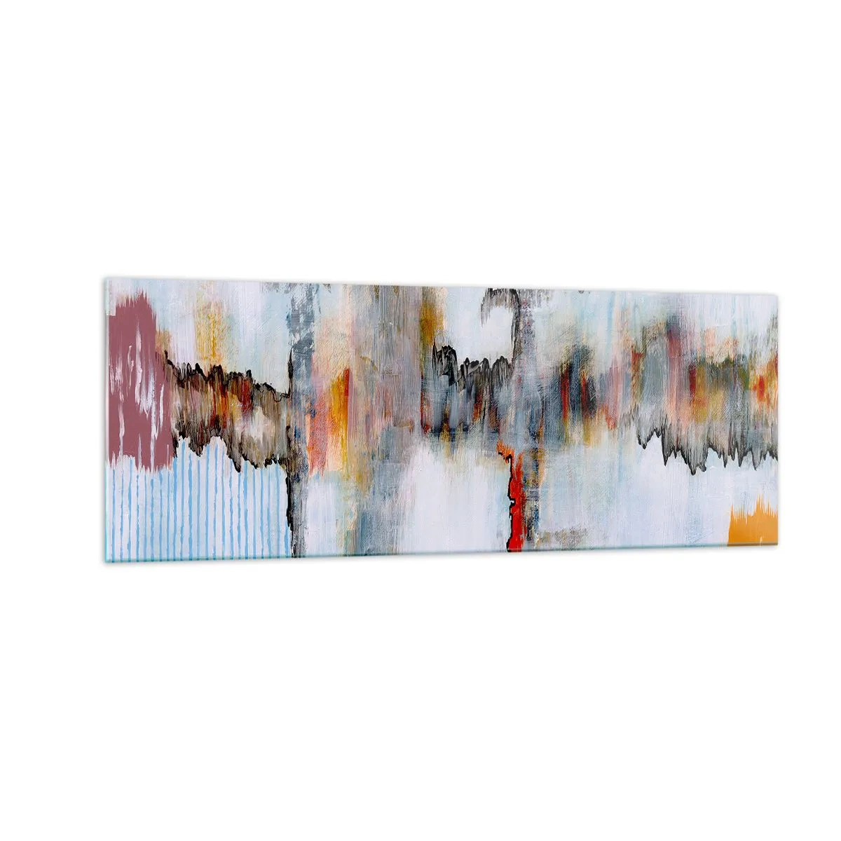 Obraz na skle - Paličkou po vode - 140x50 cm