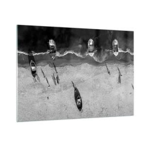 Obraz na skle - Ešte na brehu… - 100x70 cm