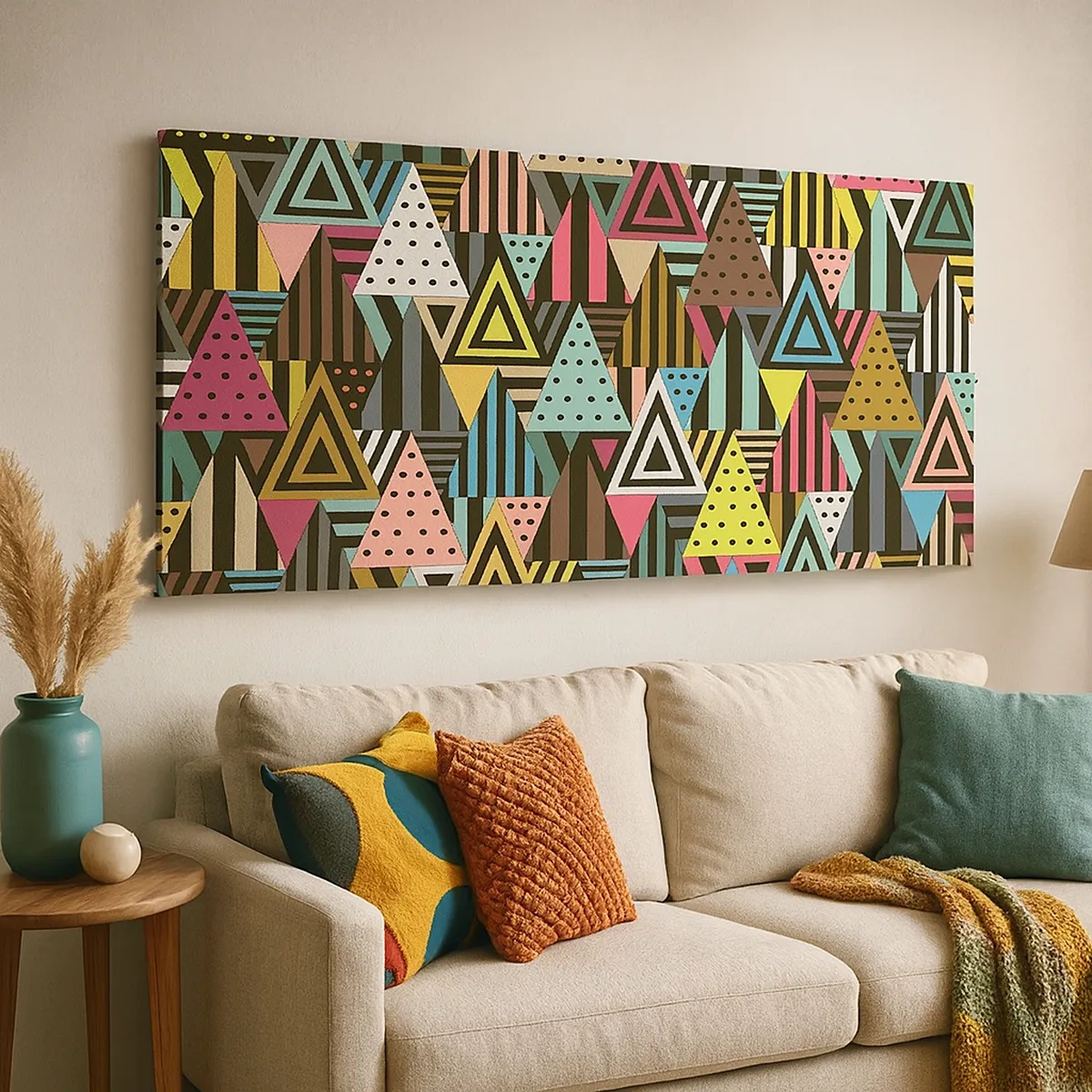 Obraz na plátne - V rytme na tri - 30x30 cm