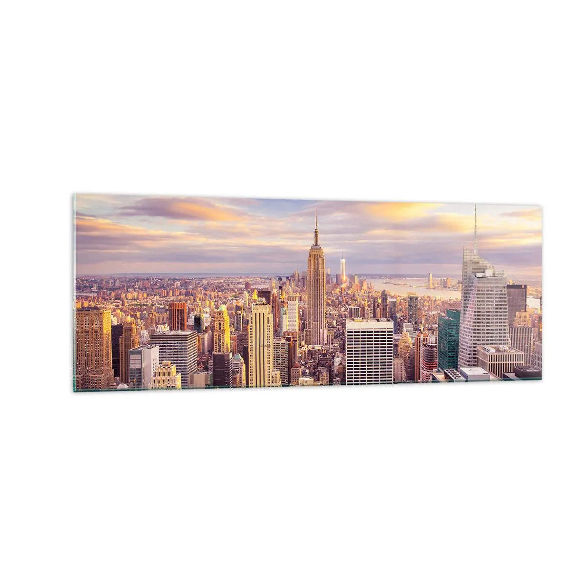 Obraz na skle - Dosiahnuť samotné oblaky - 140x50 cm