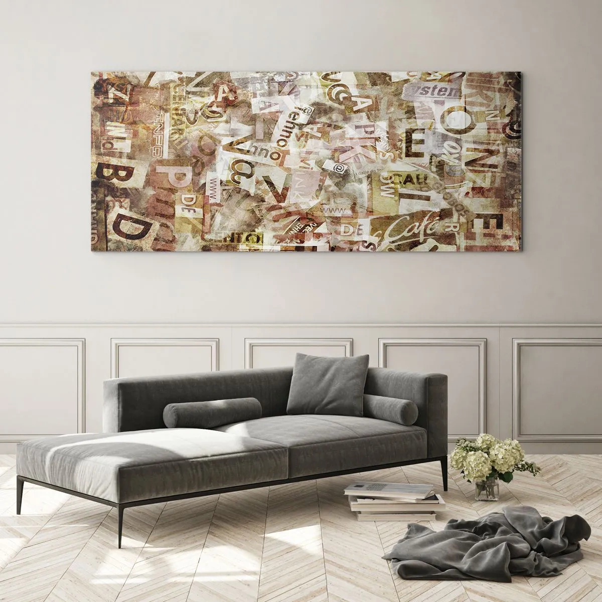 Obraz na skle - Táraniny - 100x40 cm