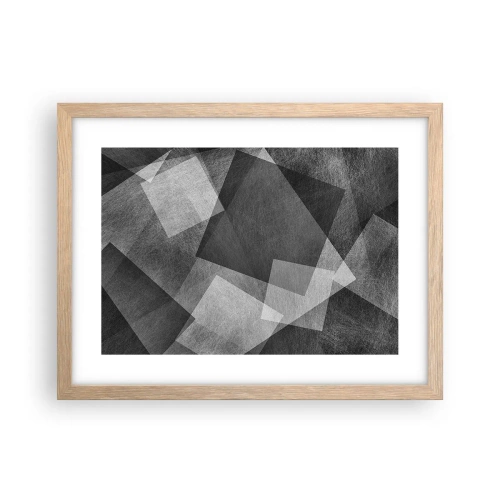 Plagát v ráme zo svetlého duba - Odveký symbol trvalosti a poriadku - 40x30 cm