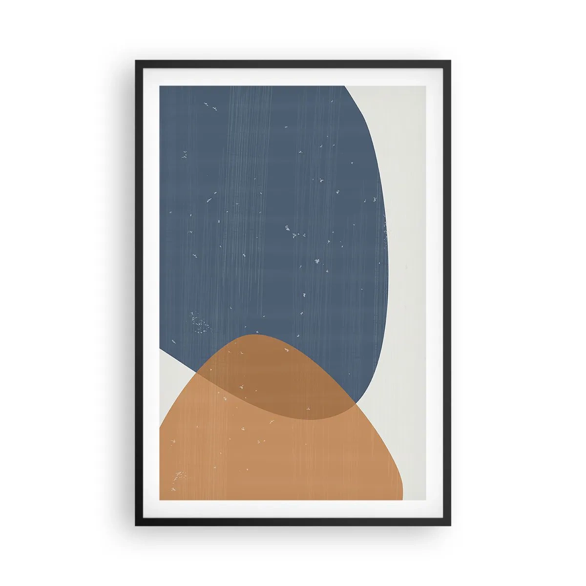 Plagát v čiernom ráme - Ovály a vplyvy - 61x91 cm