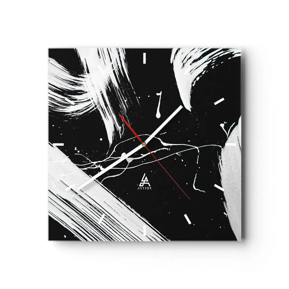 Nástenné hodiny - Prelomiť temnotu - 30x30 cm