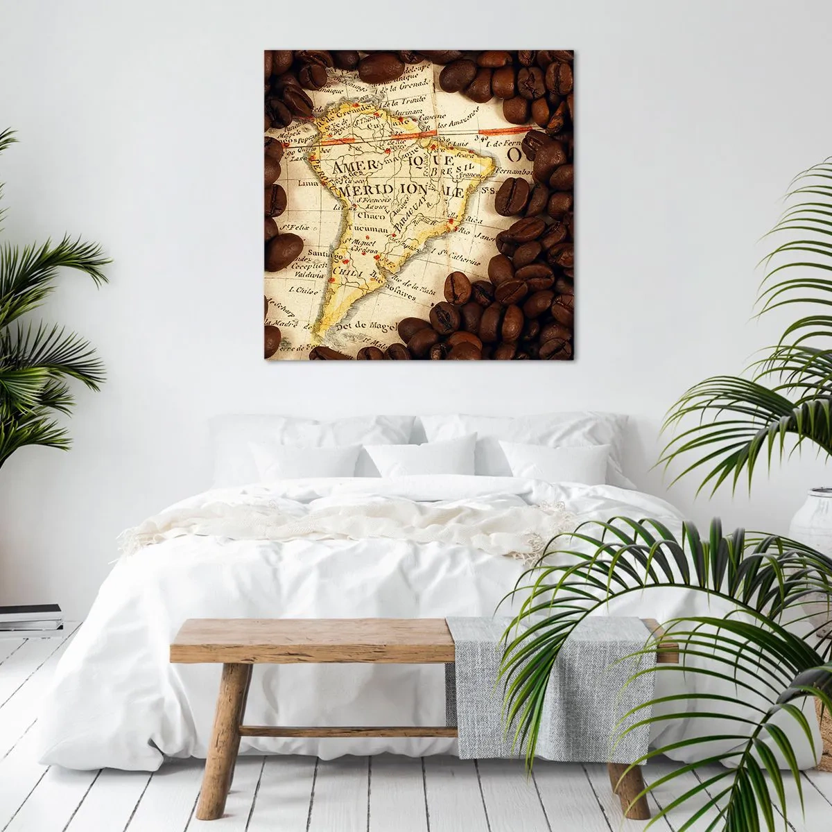 Obraz na plátne - Odkiaľ je najlepšia káva? - 60x60 cm