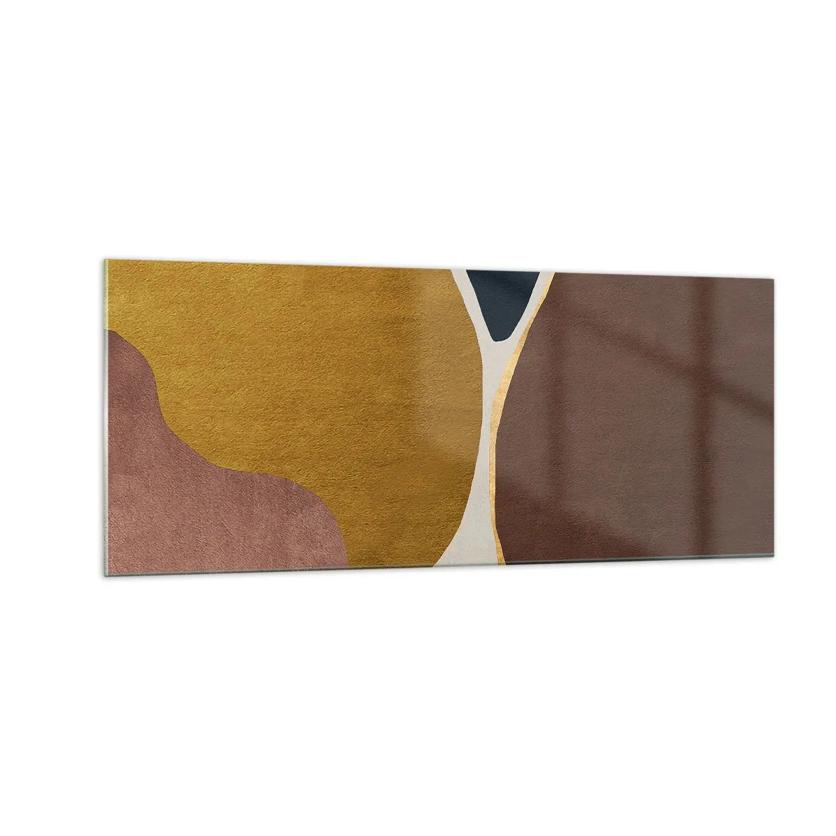 Obraz na skle - Abstrakcia – miesto v priestore - 100x40 cm