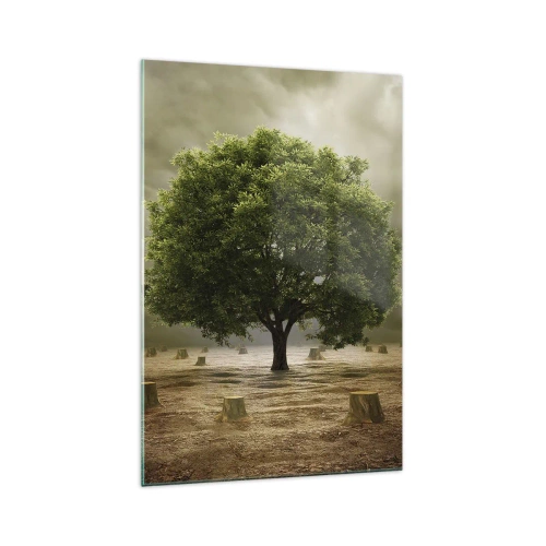 Obraz na skle - Celá nádej - 70x100 cm
