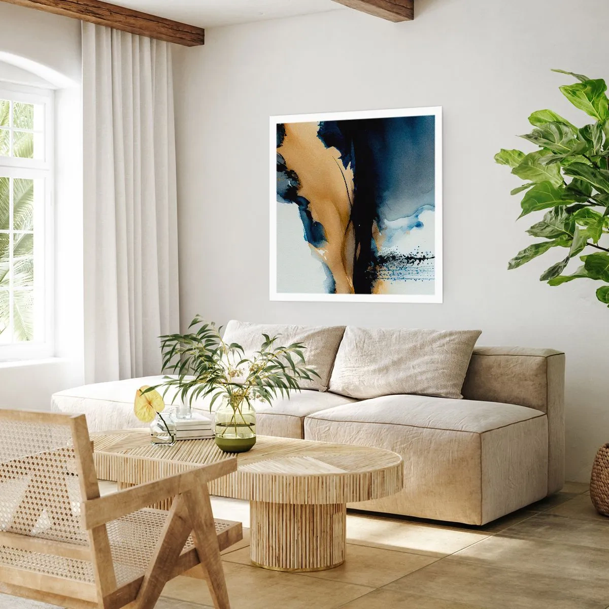 Plagát - Za závojom - 50x50 cm