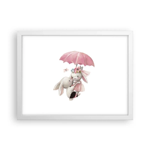 Plagát v bielom ráme - To je láska - 40x30 cm