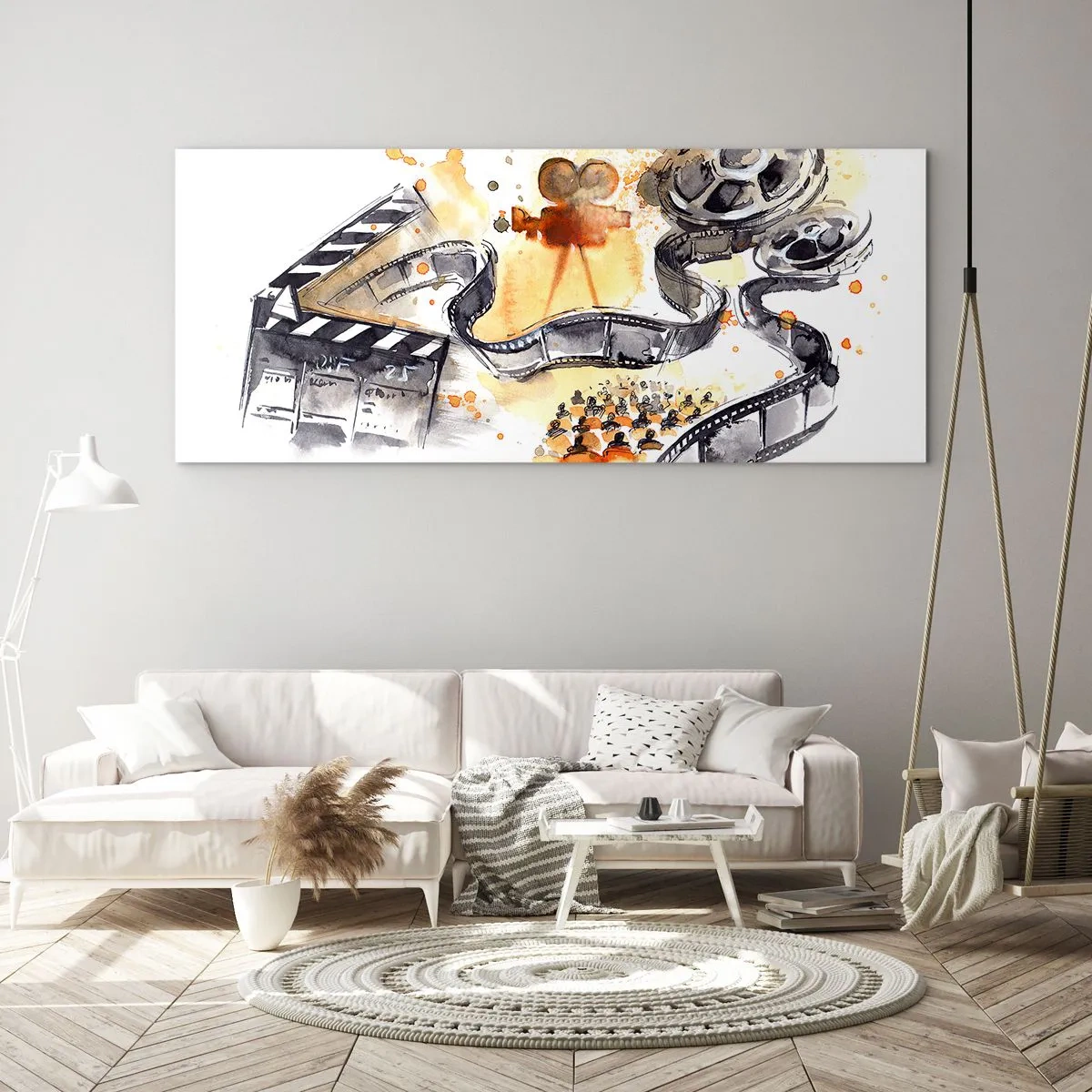 Obraz na skle - V krajine snov - 140x50 cm