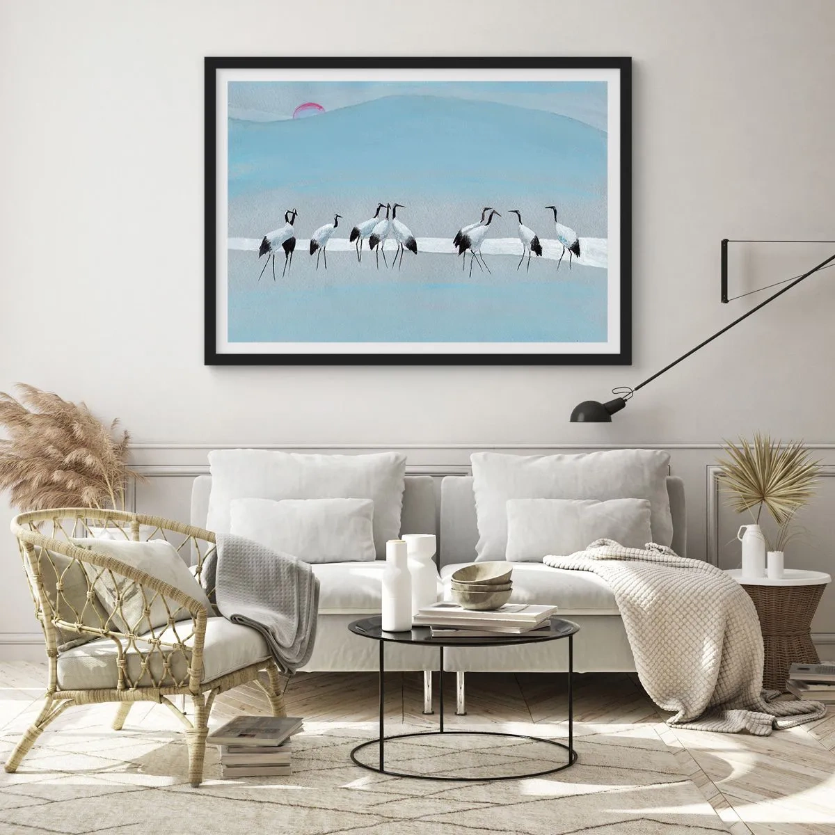 Plagát v čiernom ráme - Po horúcom dni - 70x50 cm