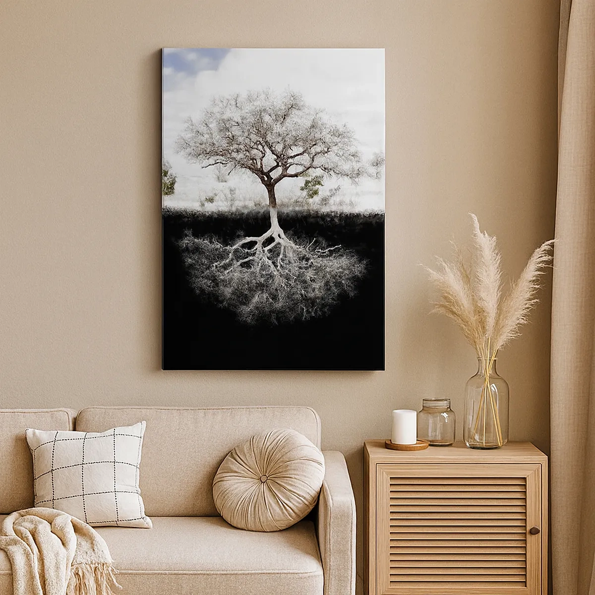 Obraz na plátne - Objavenie podstaty sveta - 50x70 cm