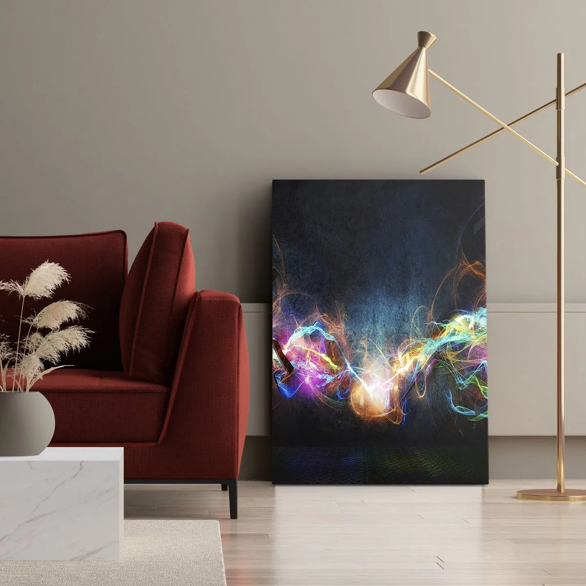 Obraz na plátne - Radostne proti tme - 50x70 cm