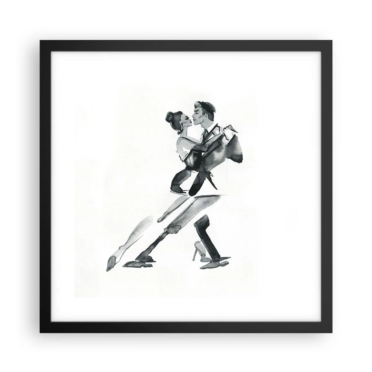 Plagát v čiernom ráme - V jednom rytme - 40x40 cm