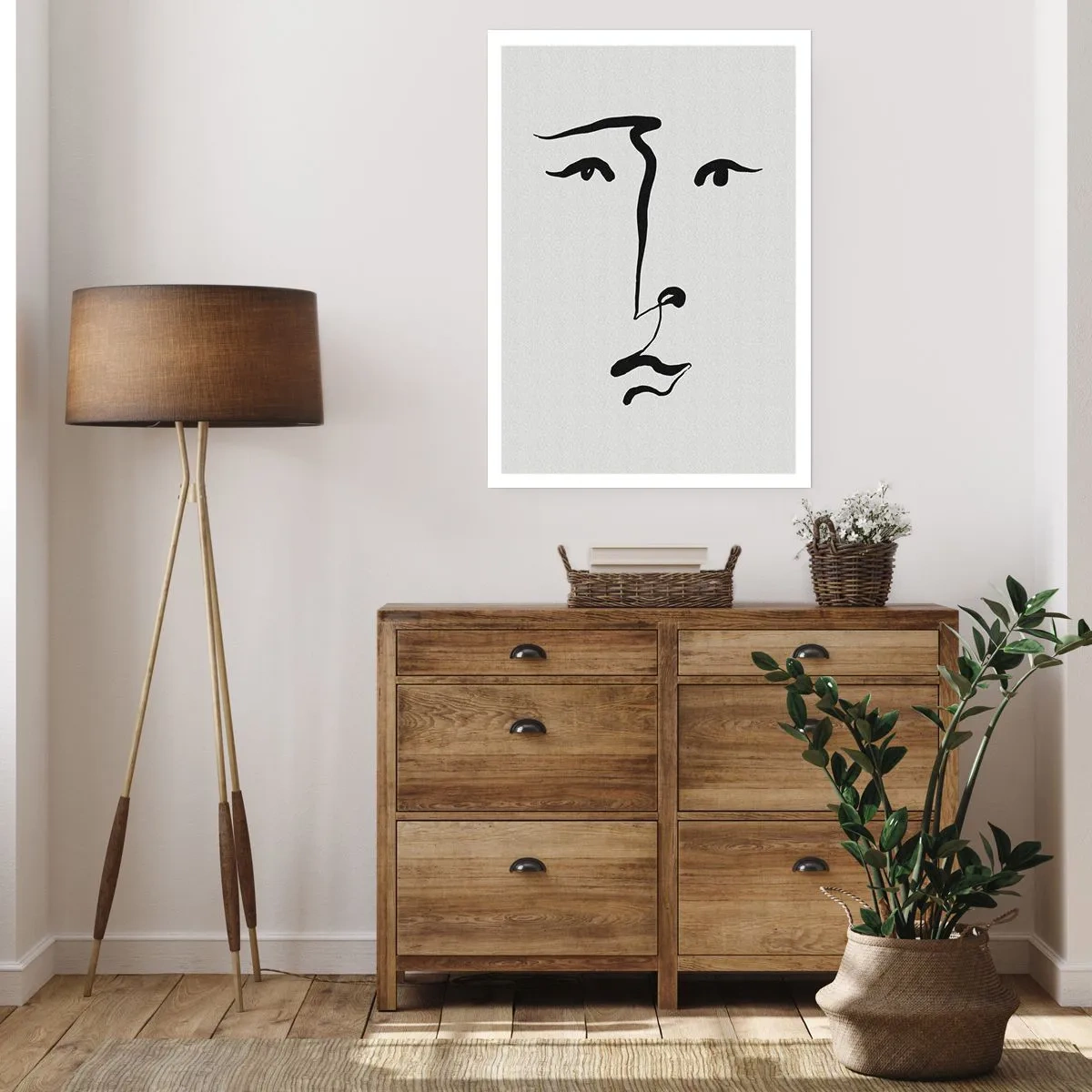 Plagát - Jednoduchý portrét - 40x50 cm