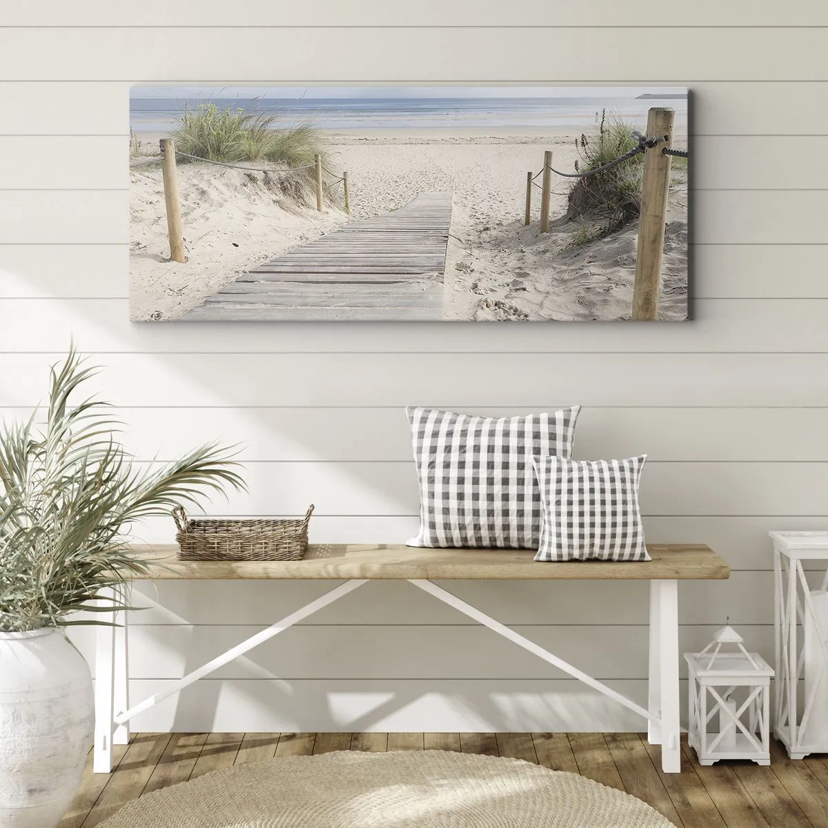 Obraz na plátne - Až oko dovidí - 160x50 cm