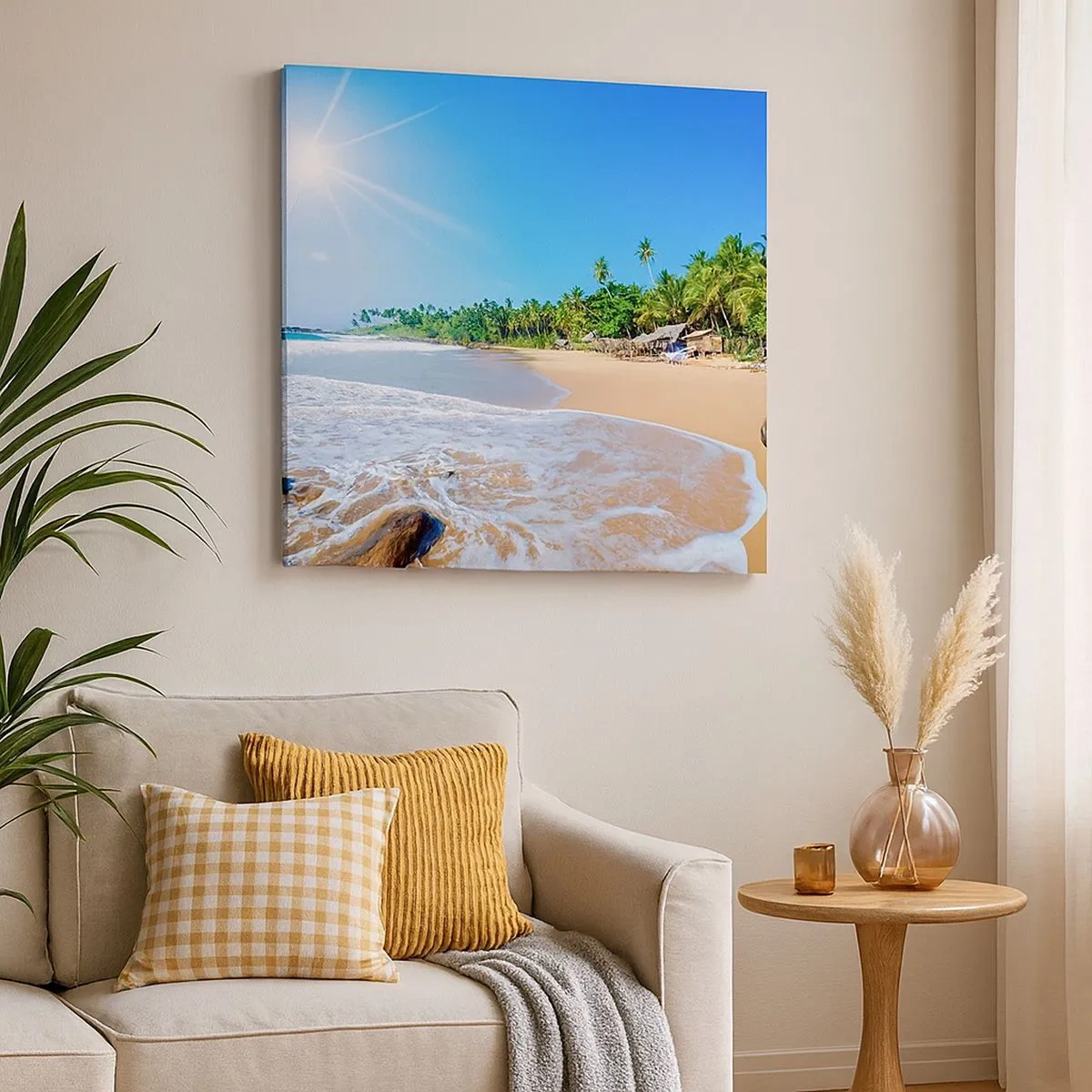 Obraz na plátne - Exotické miesto pre teba - 30x30 cm