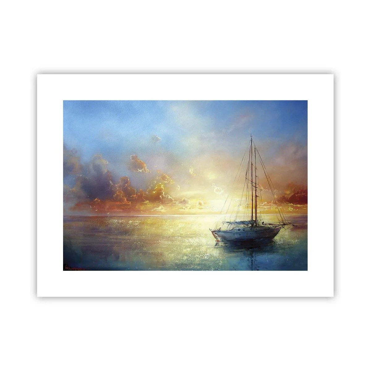 Plagát - V zlatom zálive - 40x30 cm
