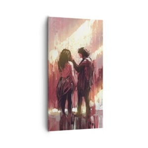 Obraz na plátne - Večný príbeh lásky - 65x120 cm