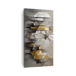 Obraz na plátne - Kompozícia z ľadu a svetla - 55x100 cm