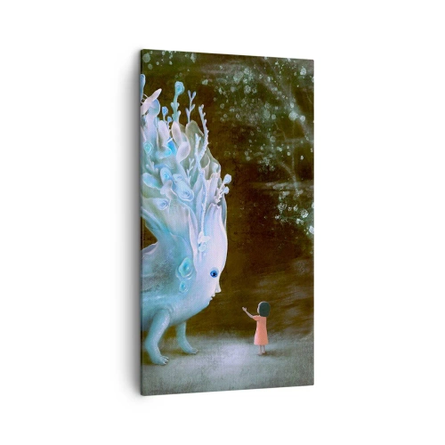 Obraz na plátne - Fantastické stretnutie - 45x80 cm