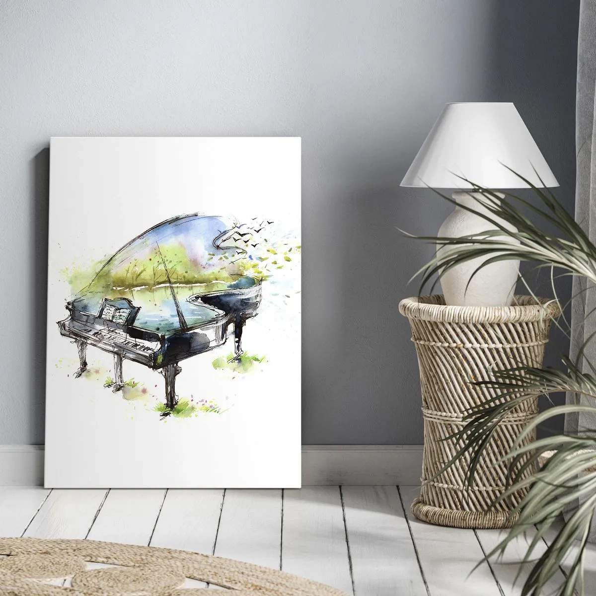 Obraz na plátne - Zakliate v hudbe - 50x70 cm