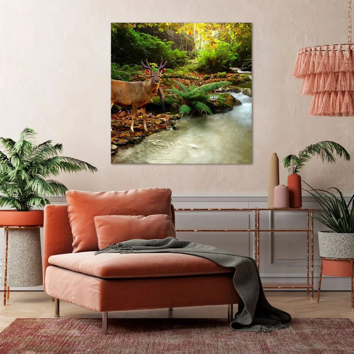 Obraz na plátne - Vítajte v mojom svete - 60x60 cm