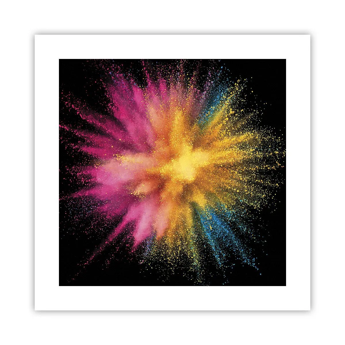 Plagát - Zrodenie farieb - 40x40 cm