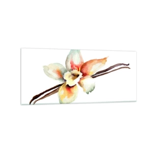 Obraz na skle - Farbičkou rozliata sladkosť - 120x50 cm