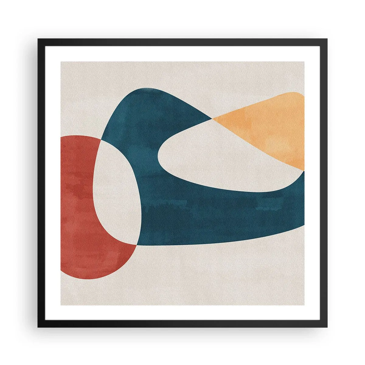 Plagát v čiernom ráme - Vplyvy a metamorfózy - 60x60 cm