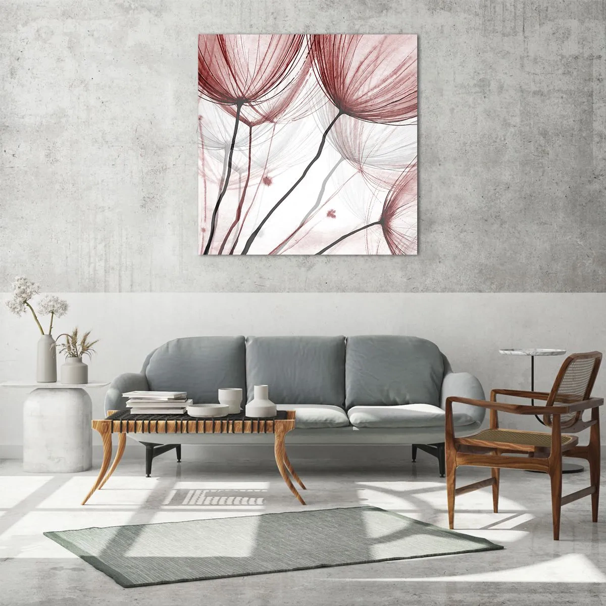 Obraz na skle - Pred odletom - 40x40 cm