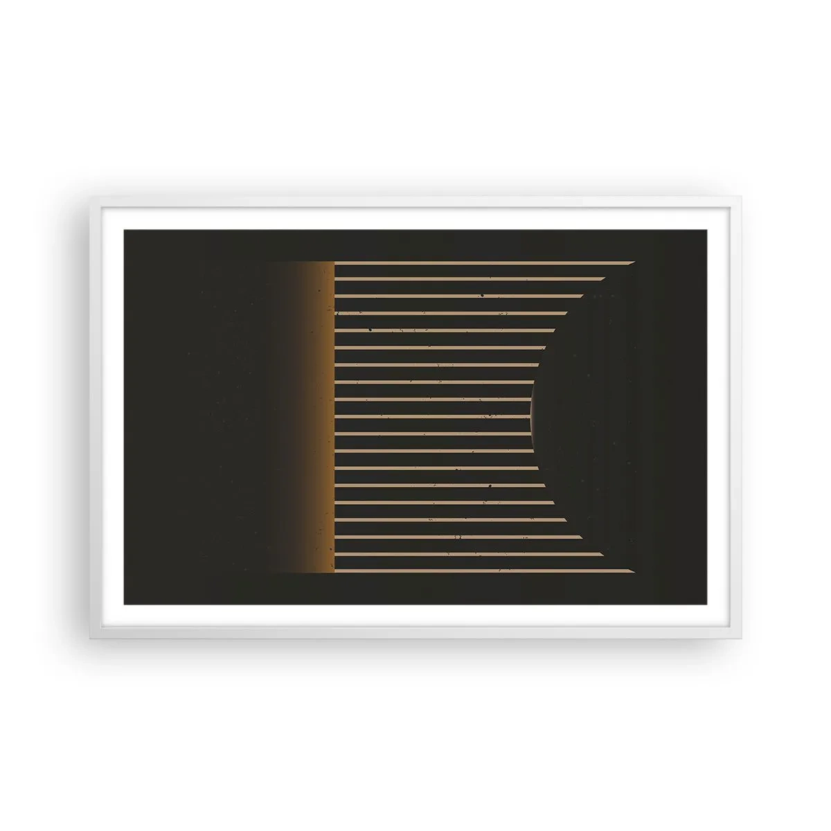 Plagát v bielom ráme - Preskúmať temnotu - 91x61 cm